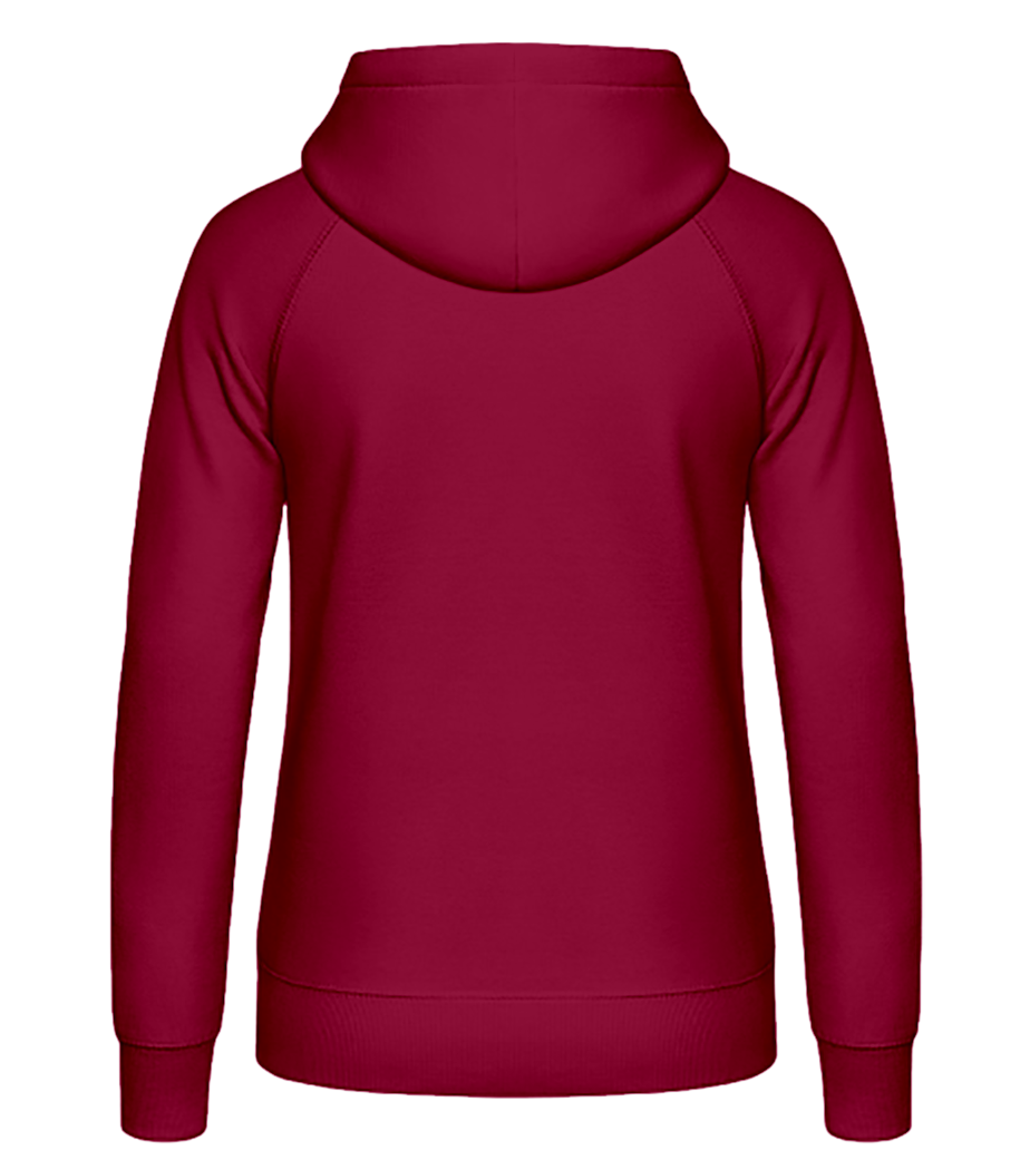Vorschau: Mum Is Always Right - Frauen Hoodie - Bordeaux - Hinten
