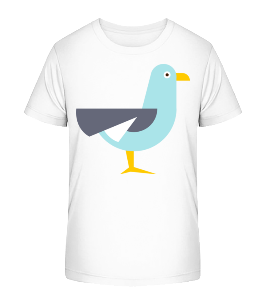 Aperçu: Pigeon Comic - T-shirt bio Enfant Stanley Stella 2.0 - Blanc - Devant