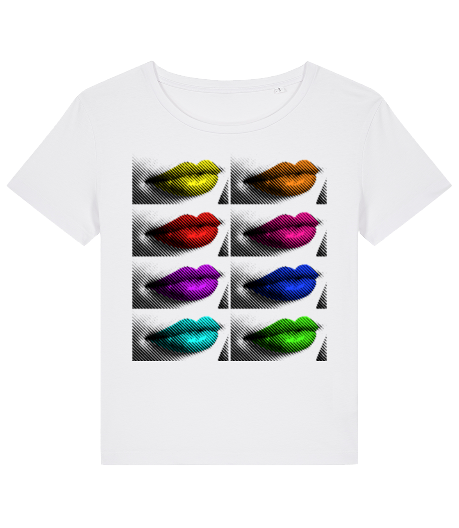 Lèvres Arc-En-Ciel · T-shirt bio Femme Stanley Stella 2.0