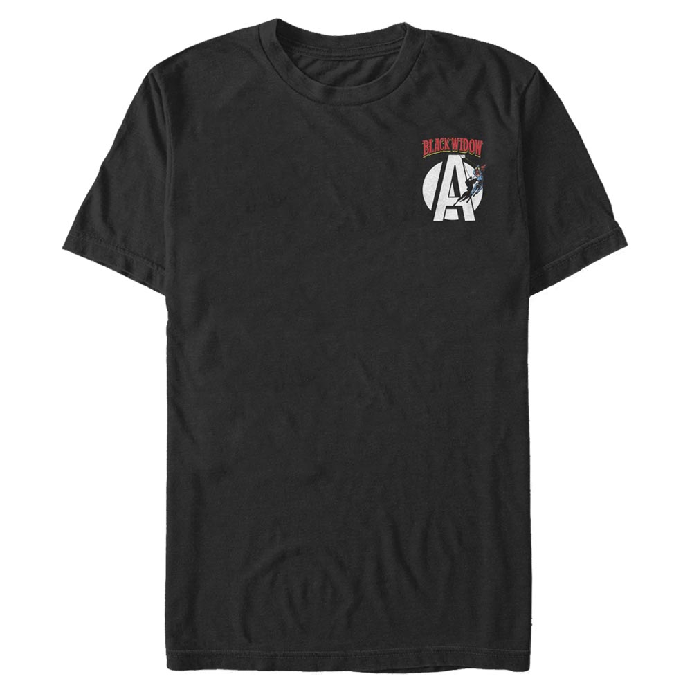 Marvel - Avengers - Black Widow Widow Badge - Homme T-shirt