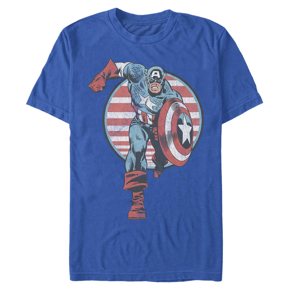 Marvel - Avengers - Captain America Captain Charge - Homme T-shirt