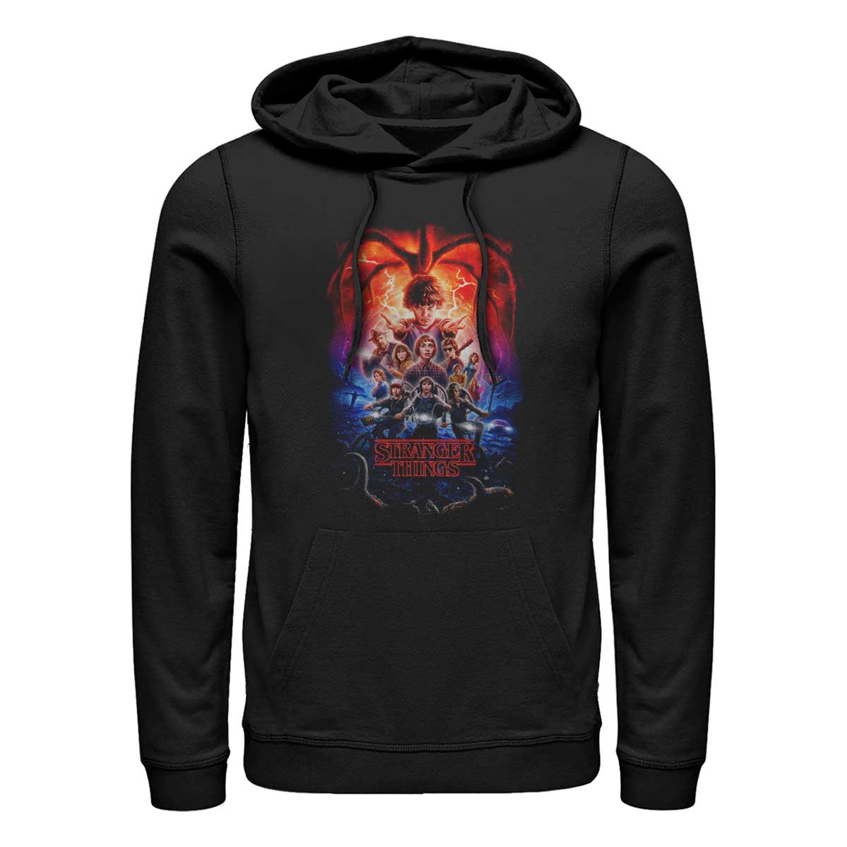 Netflix - Stranger Things - Photo de groupe Group Pumpkins Poster - Unisex Sweat à capuche