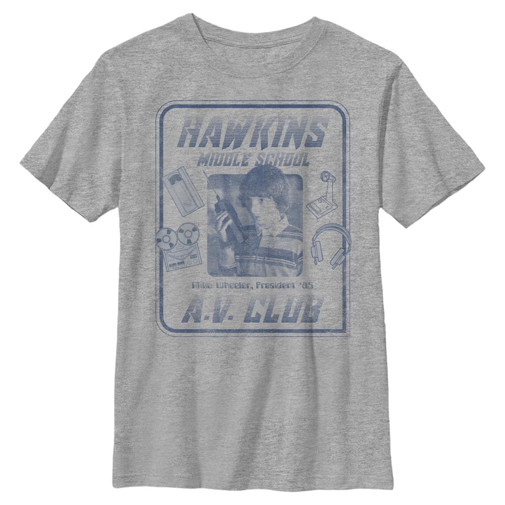 Netflix - Stranger Things - Mike Wheeler Mike Hawkins AV President - Enfant T-shirt