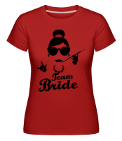 Team Bride - T-shirt Shirtinator femme - Rouge - Devant
