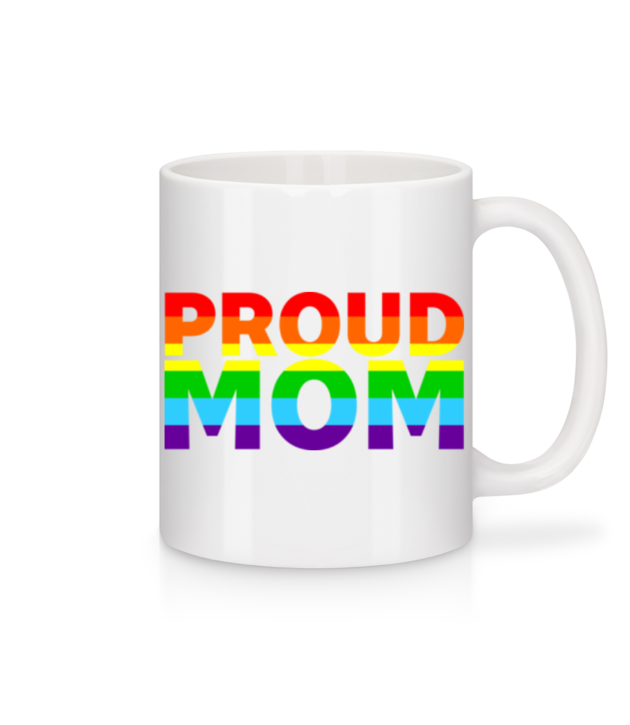 Proud Mom · Mug en céramique blanc