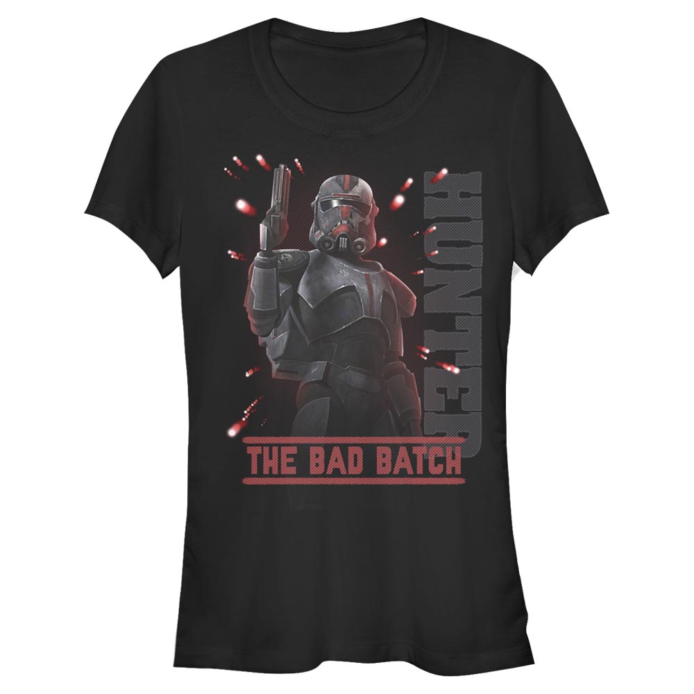 Star Wars - The Bad Batch - Portrait Hunter Batch - Frauen T-Shirt - Schwarz - Vorne