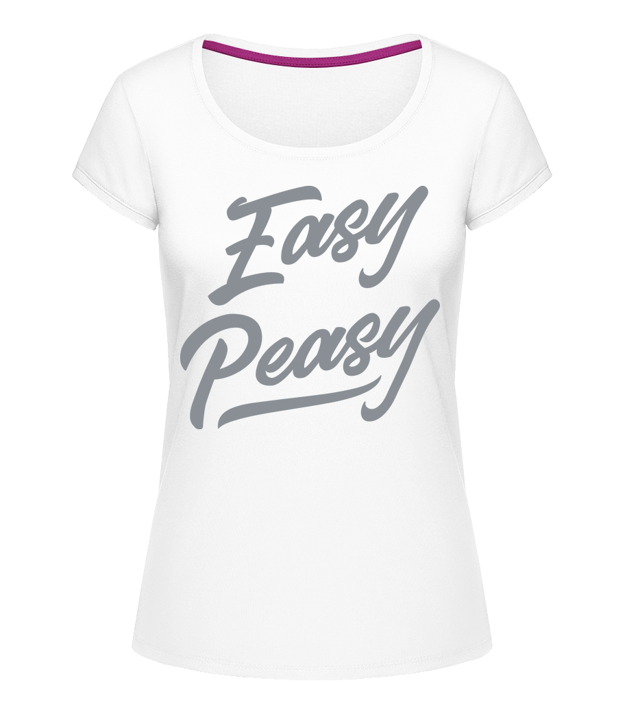 Easy Peasy · T-shirt col en U Femme