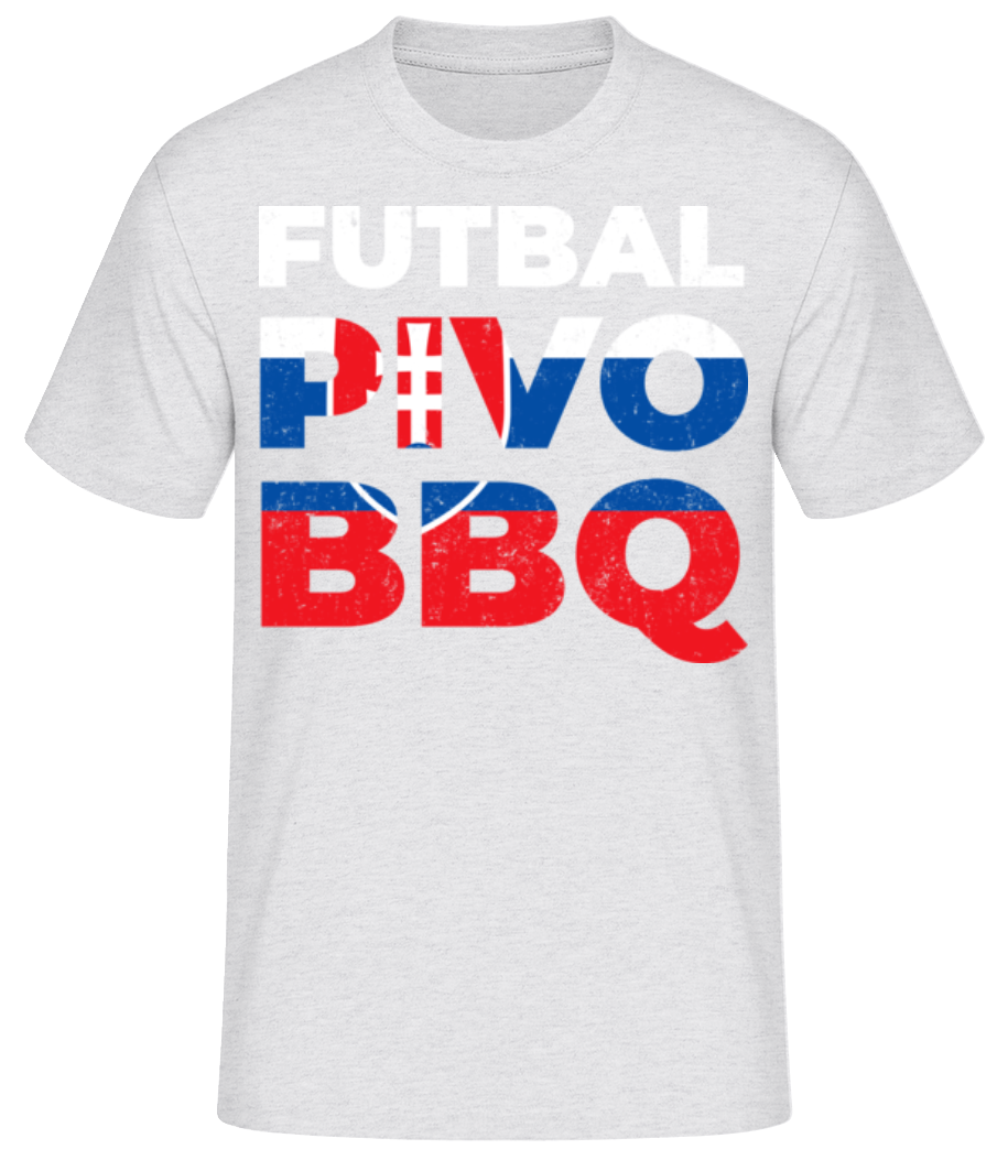 Futbal Pivo BBQ · T-shirt standard Homme