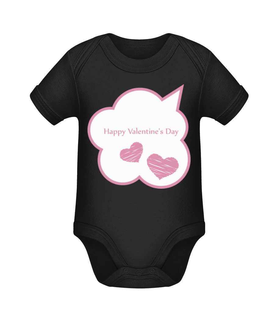Happy Valentine's Day Bubble · Body manches courtes bio