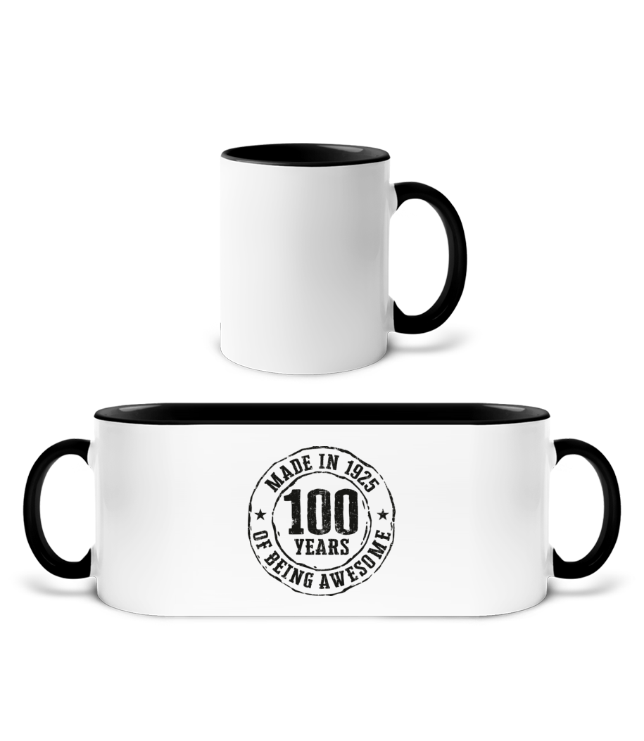 Made In 1925 · Mug bicolore en céramique - intérieur de couleur