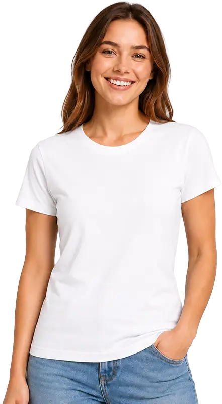 Frauen Bio T-Shirt EarthPositive – Vorderansicht