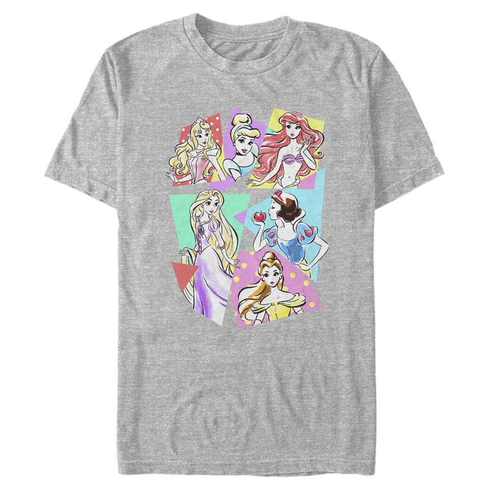 Disney - Princesses Disney - Photo de groupe Neon Pop - Homme T-shirt
