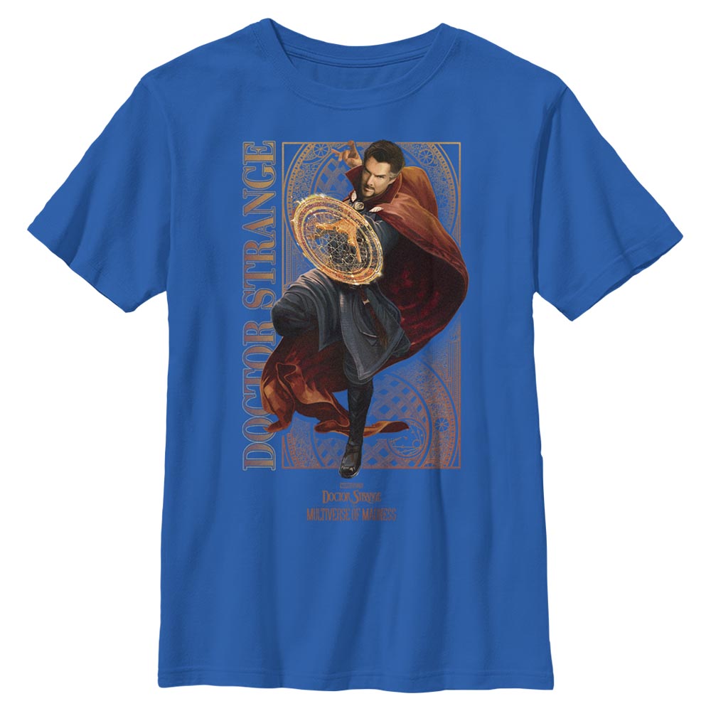Marvel - Doctor Strange - Docteur Strange Strange pattern - Enfant T-shirt - Bleu royal - Devant