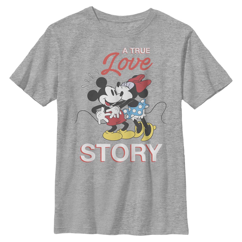Disney - Mickey Mouse - Mickey et Minnie True Love Story - Enfant T-shirt