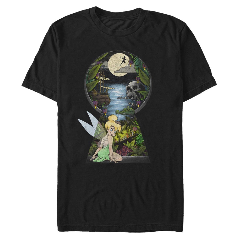 Disney - Peter Pan - Peter Pan et la fée clochette Keyhole - Homme T-shirt
