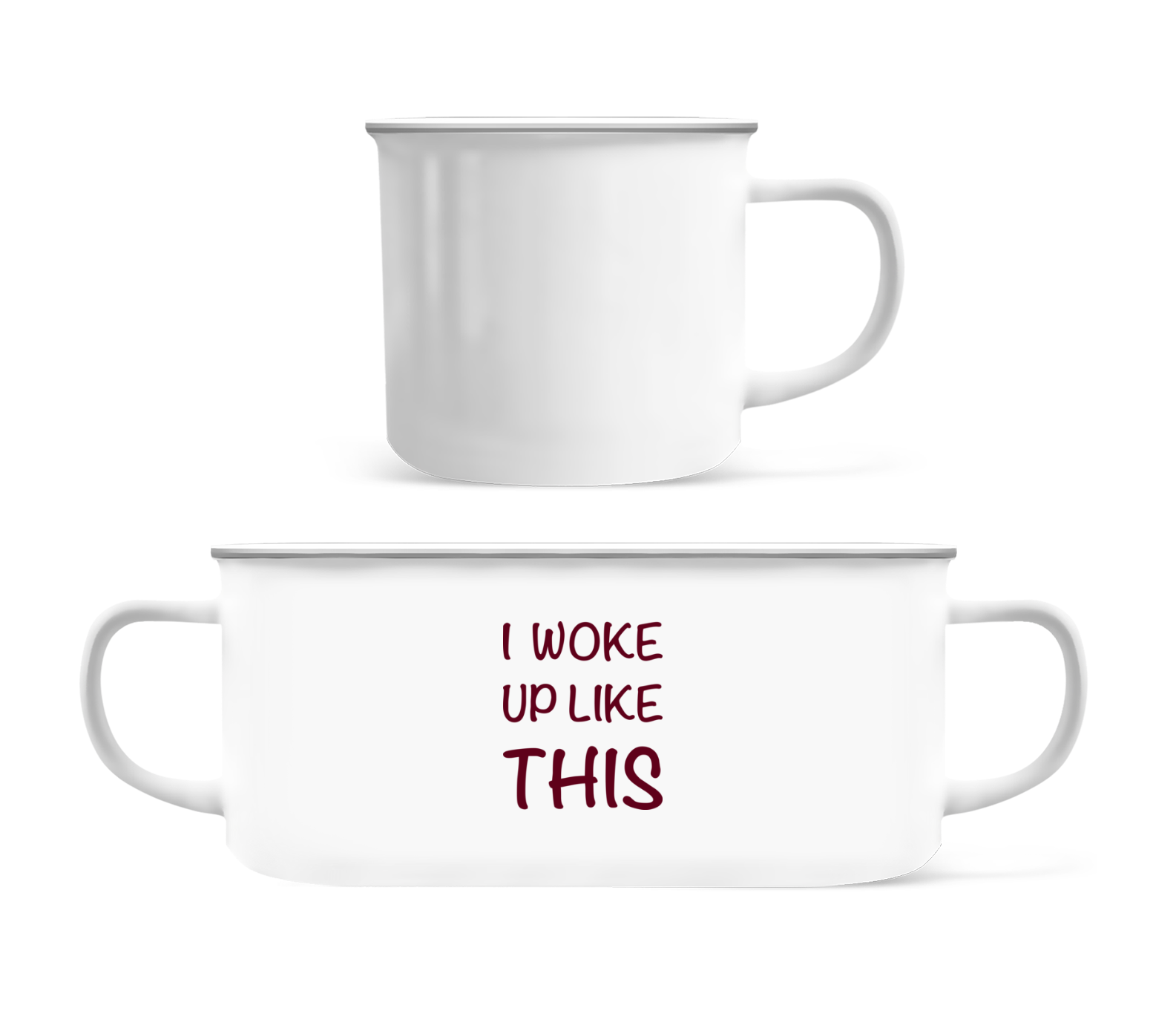 I Woke Up Like This · Tasse Émaillée