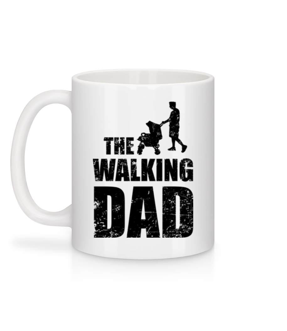 Aperçu: The Walking Dad - Mug en céramique blanc - Blanc - Derrière