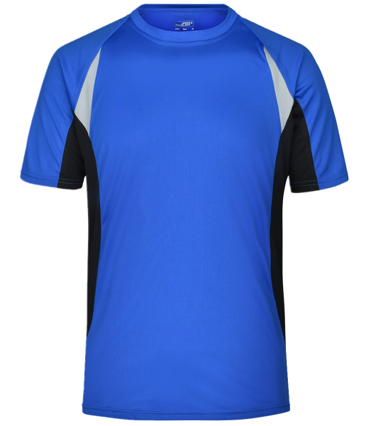 Männer Trikot - Royalblau / Schwarz - Vorne