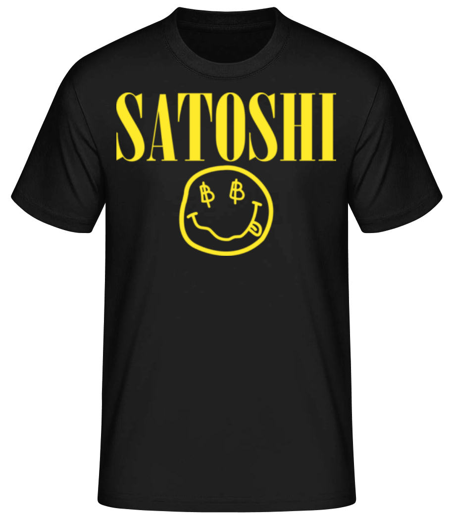 Satoshi Bitcoin Smiley · T-shirt standard Homme