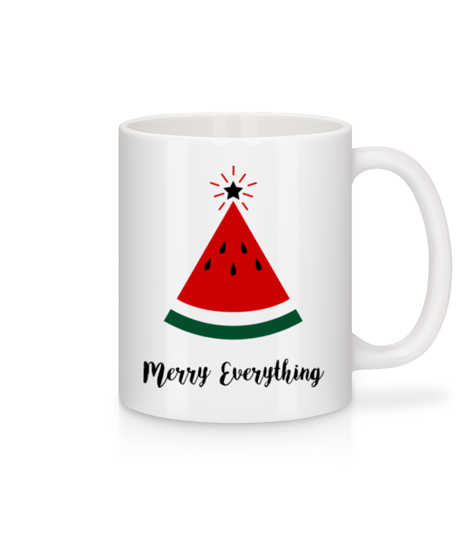 Merry Everything Christmas · Mug en céramique blanc