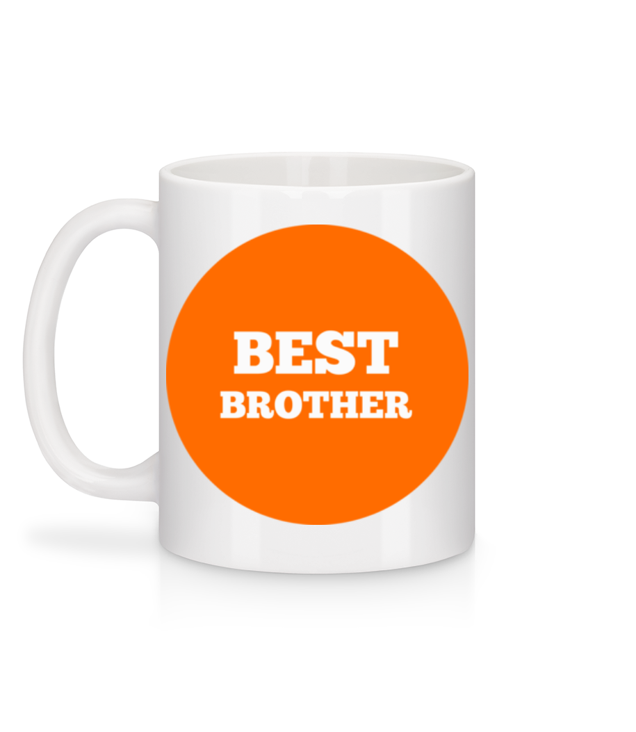 Best Brother - Mug en céramique blanc - Blanc - Derrière