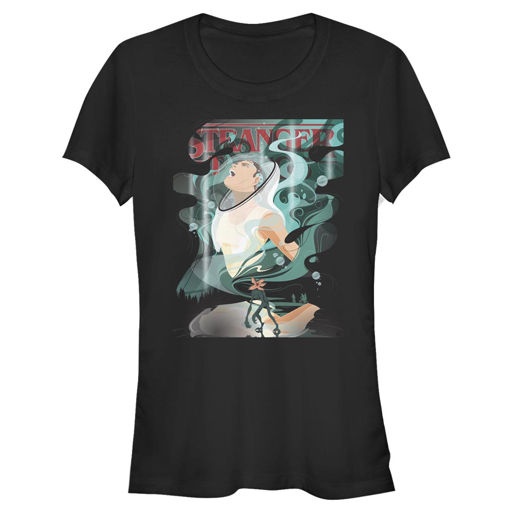 Netflix - Stranger Things - Eleven & Demogorgon Upside Down Eleven - Femme T-shirt