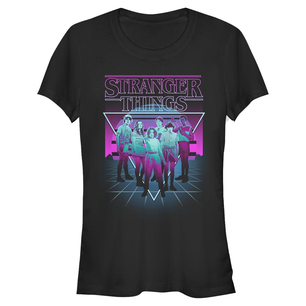 Netflix - Stranger Things - Photo de groupe Neonn Group - Femme T-shirt