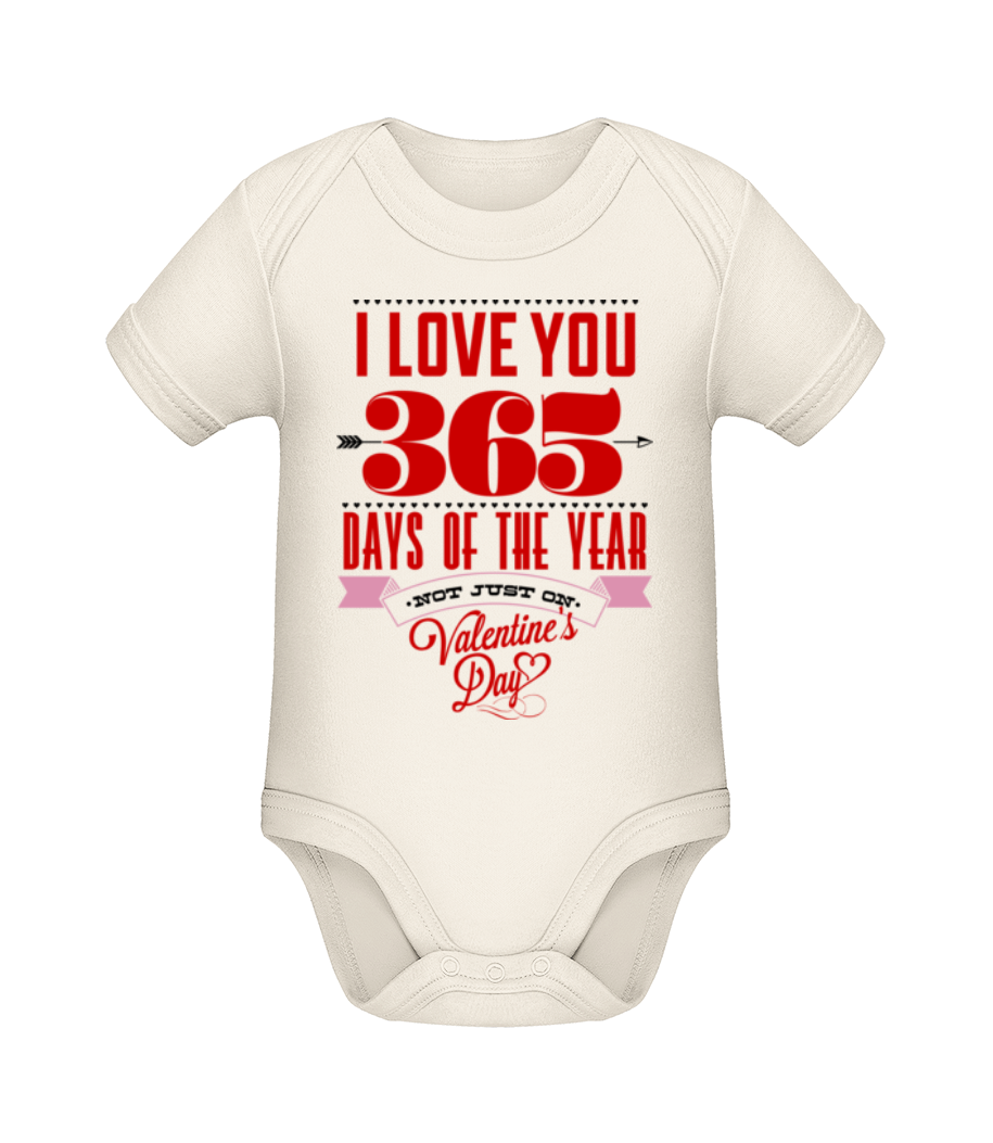 I Love You 365 Days Of The Year · Body manches courtes bio