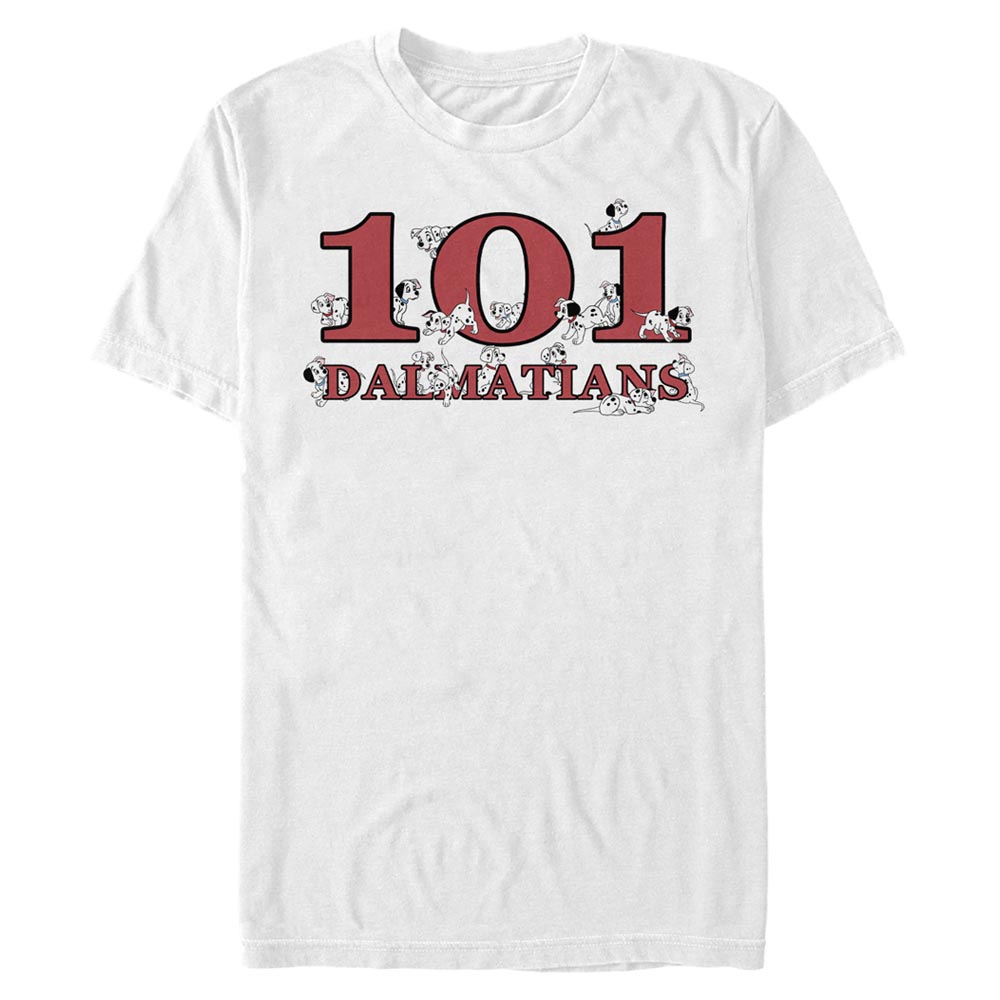 Disney Classics - Les 101 Dalmatiens - Logo Pups - Homme T-shirt