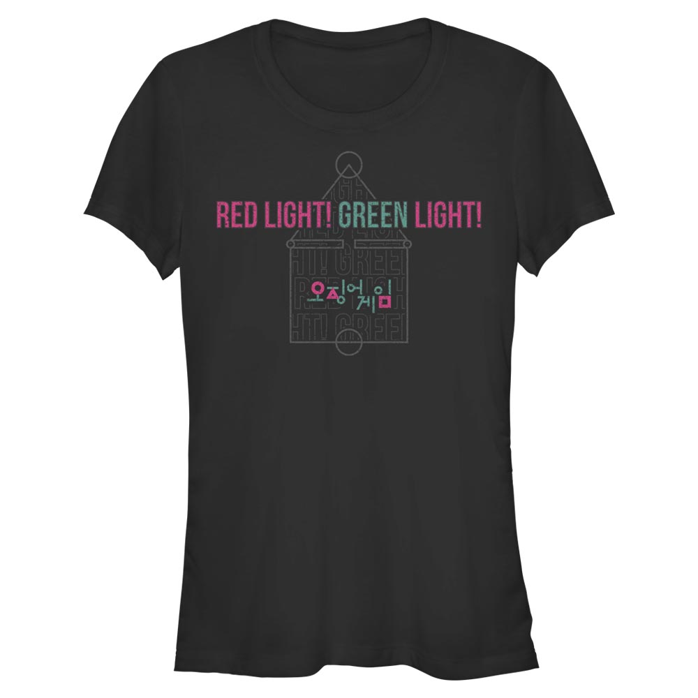 Netflix - Squid Game - Icons Red Lights Green - Femme T-shirt
