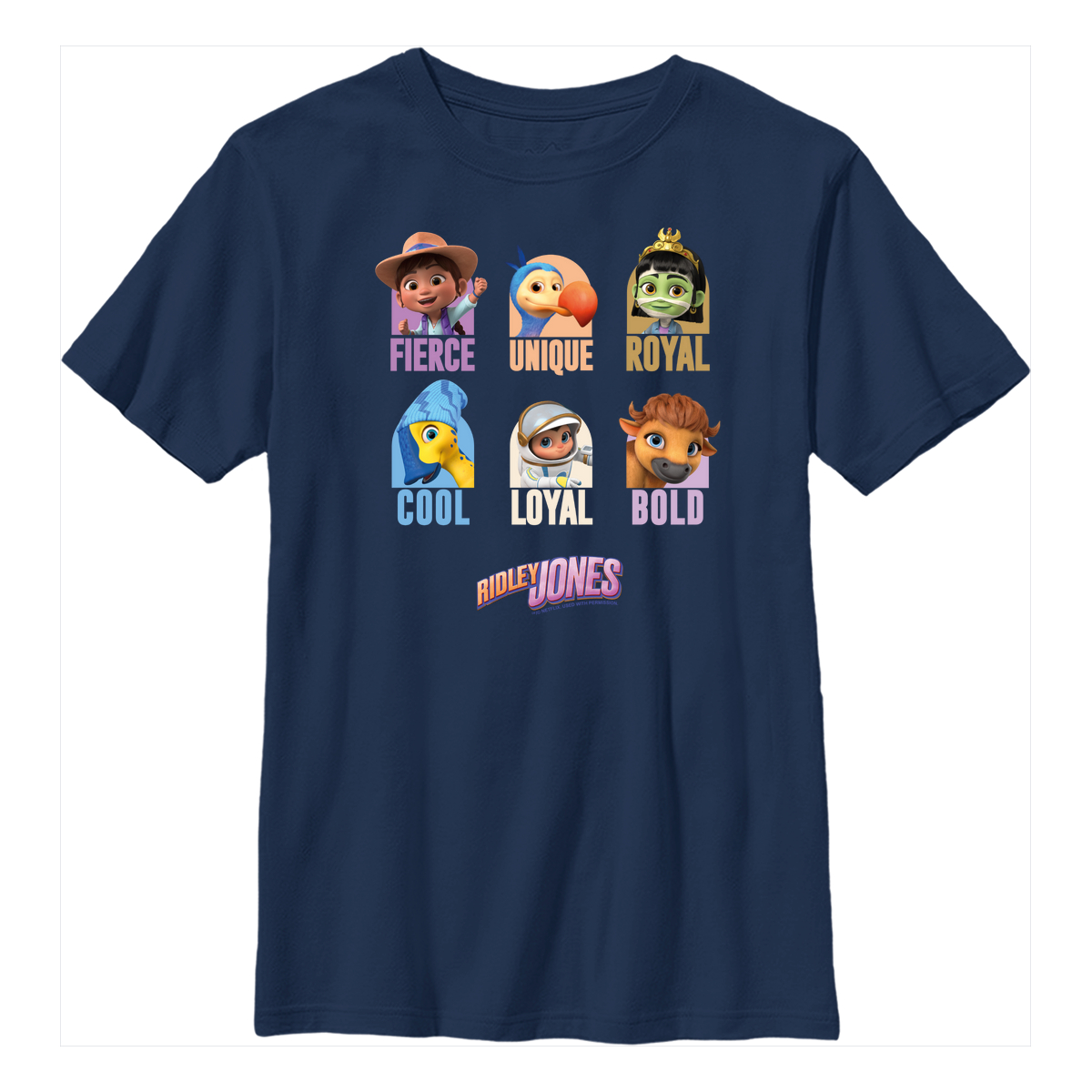 Netflix - Ridley Jones - Photo de groupe Character Grid - Enfant T-shirt