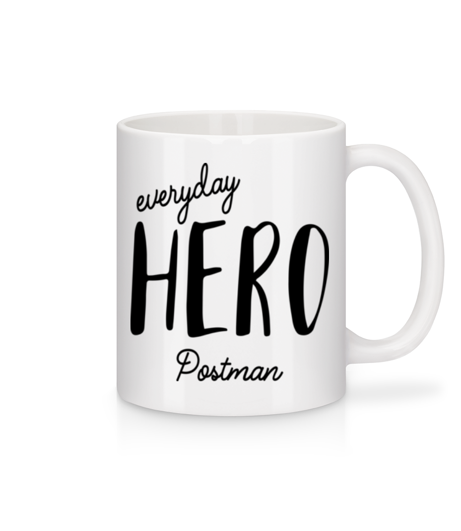Everyday Hero Postman · Mug en céramique blanc
