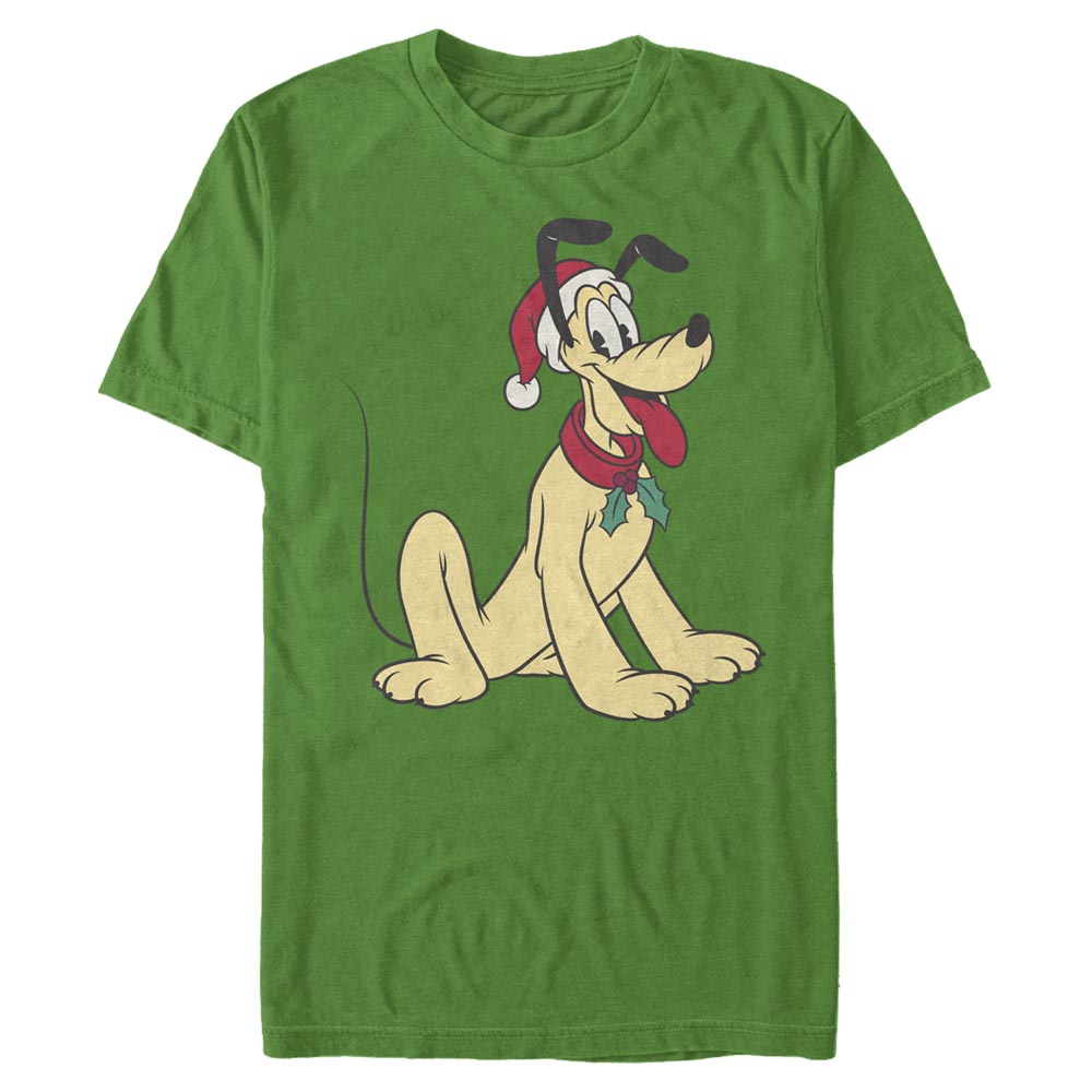 Disney Classics - Mickey Mouse - Pluto Hat - Christmas - Homme T-shirt