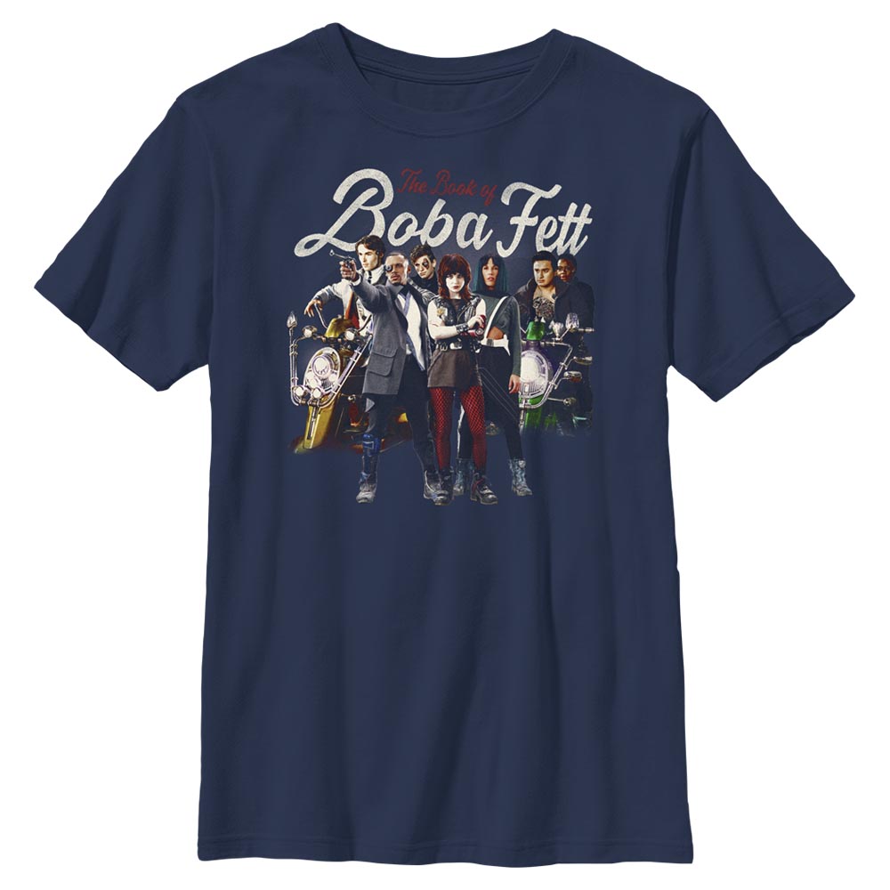 Star Wars - Le Livre de Boba Fett - Photo de groupe Support Plan - Enfant T-shirt