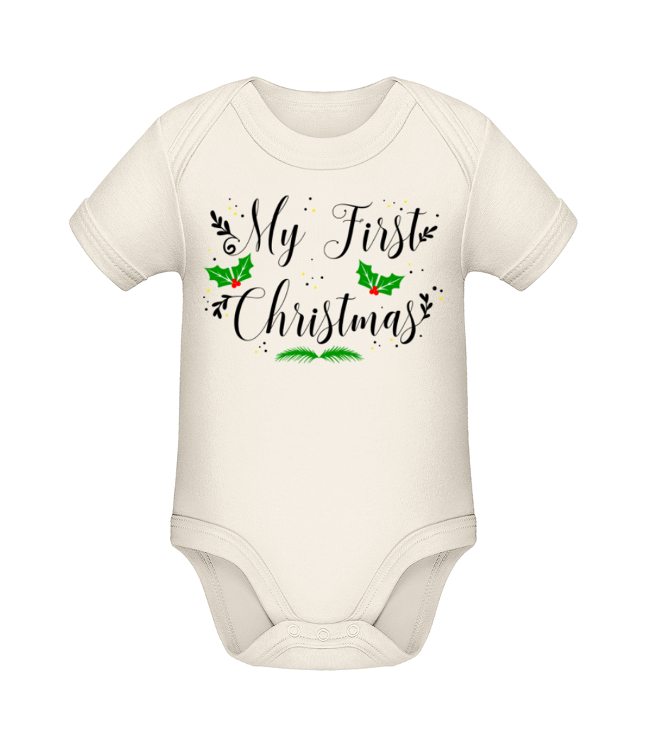 My First Christmas · Body manches courtes bio