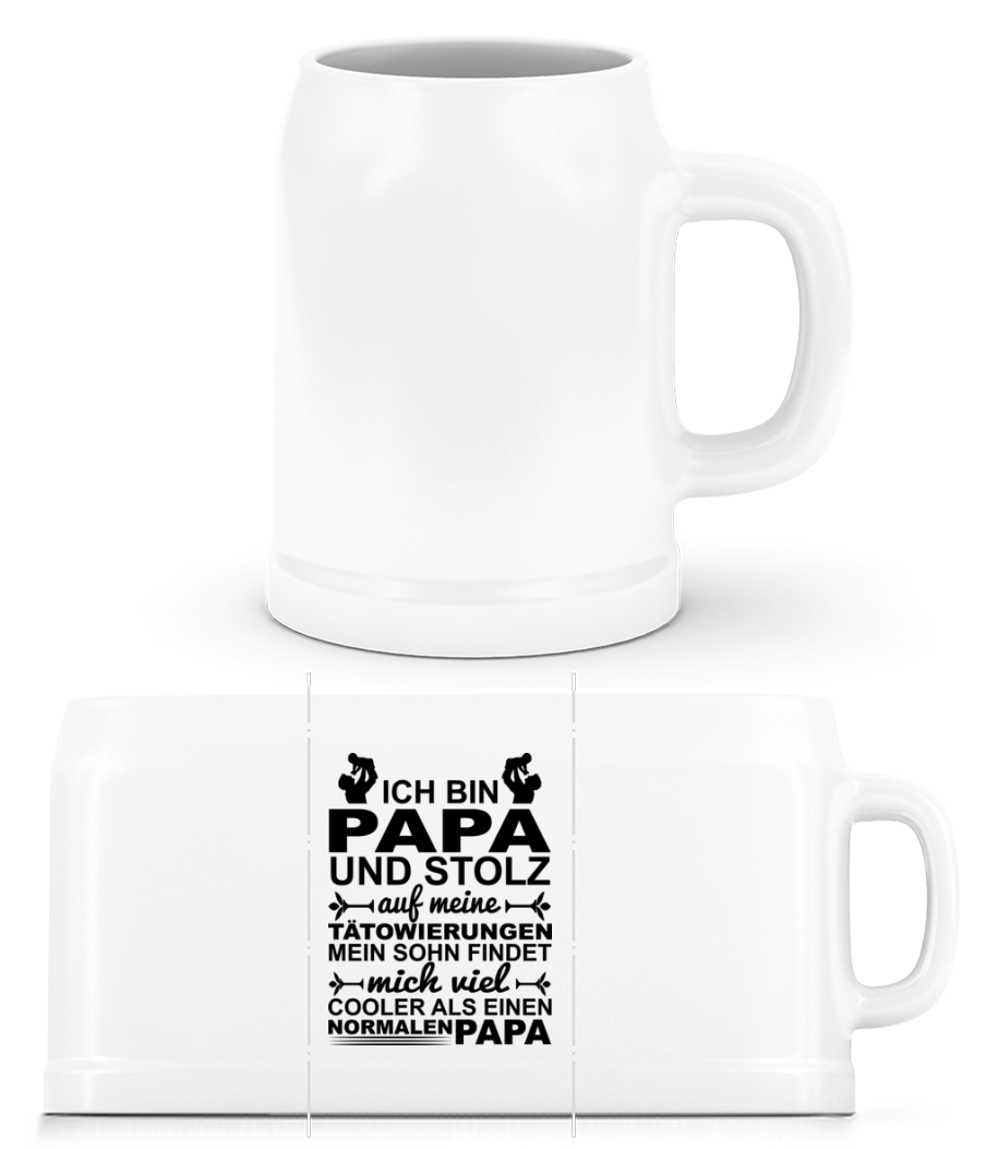 Papa Tattoos Sohn · Bierkrug