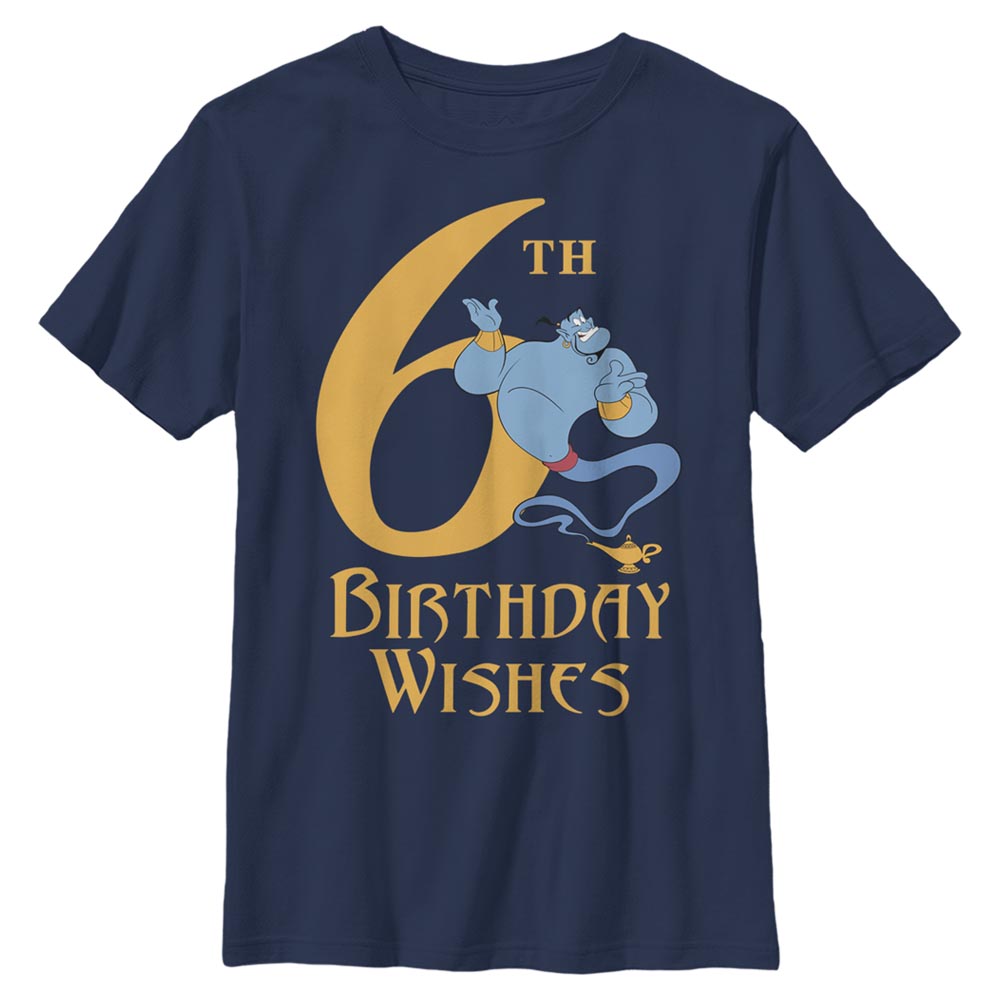 Disney - Aladin - Génie Birthday 6 - Enfant T-shirt