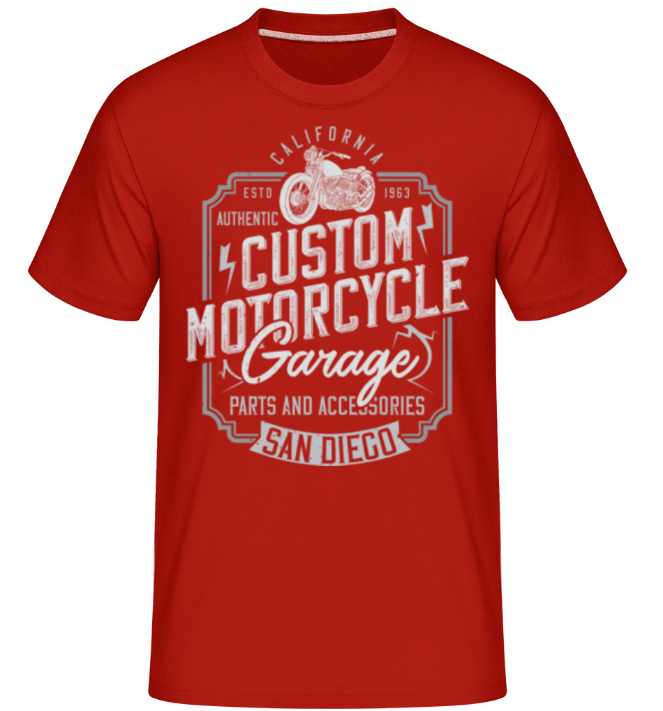 Custom Motorcycle Garage ·  T-Shirt Shirtinator homme