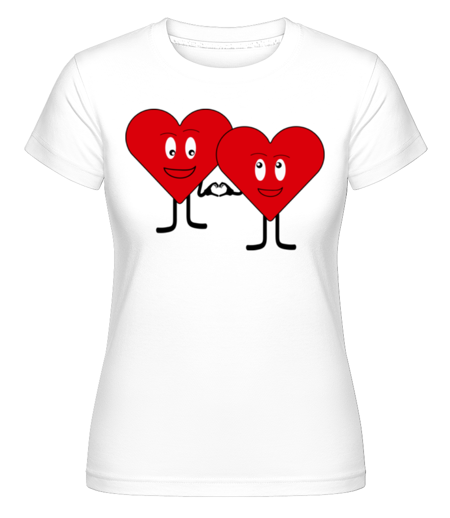 Deux Ceurs S'Aiment ·  T-shirt Shirtinator femme