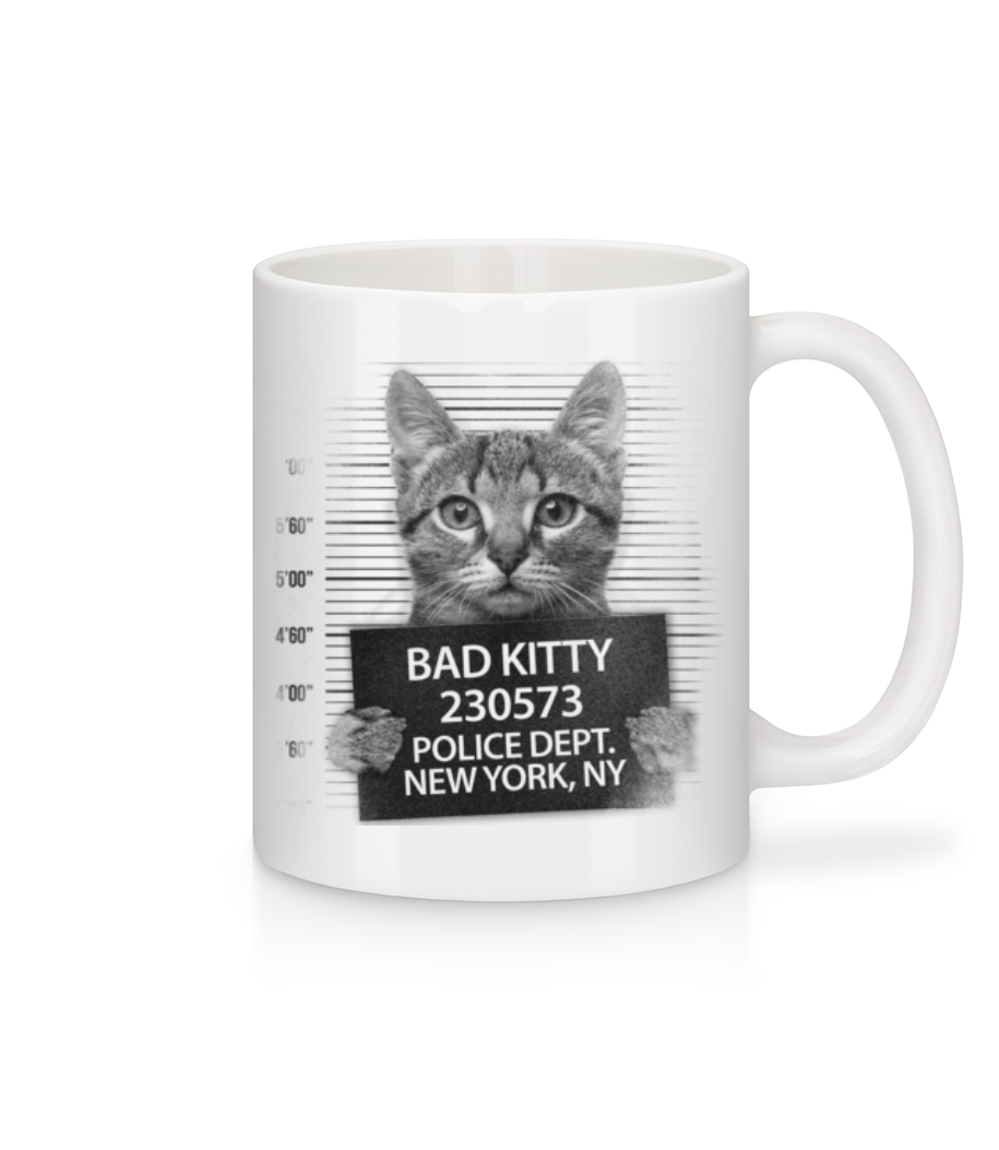 Chat Criminel · Mug en céramique blanc