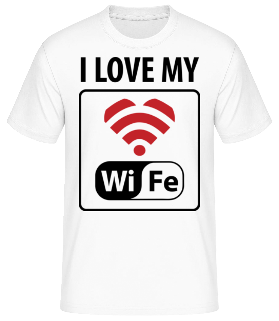 Aperçu: Wi Fe - T-shirt standard Homme - Blanc - Devant