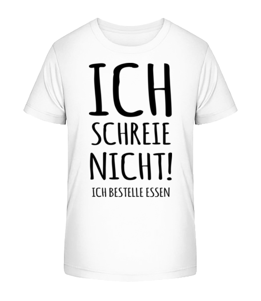 Ich Schreie Nicht · Kinder Bio T-Shirt Stanley Stella 2.0