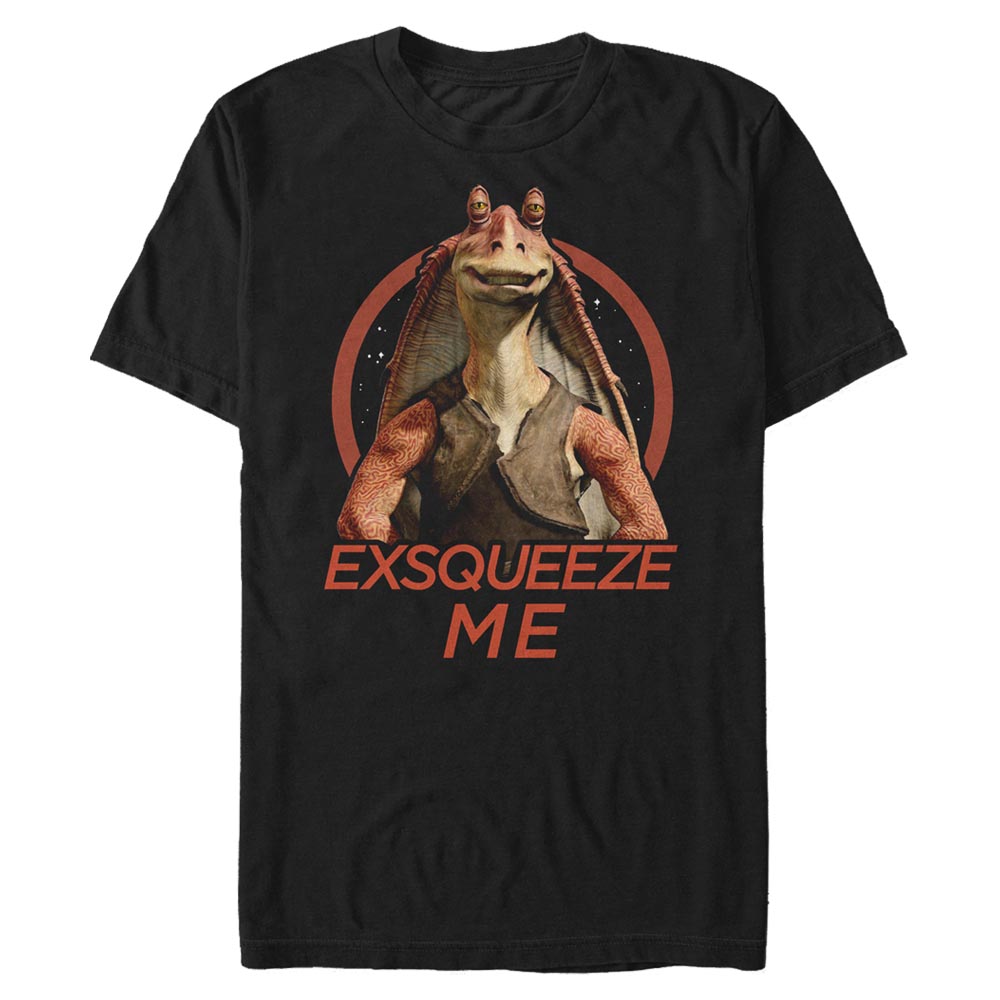 Star Wars - Jar Jar Binks NVR Forget Jar Jar - Homme T-shirt - Noir - Devant
