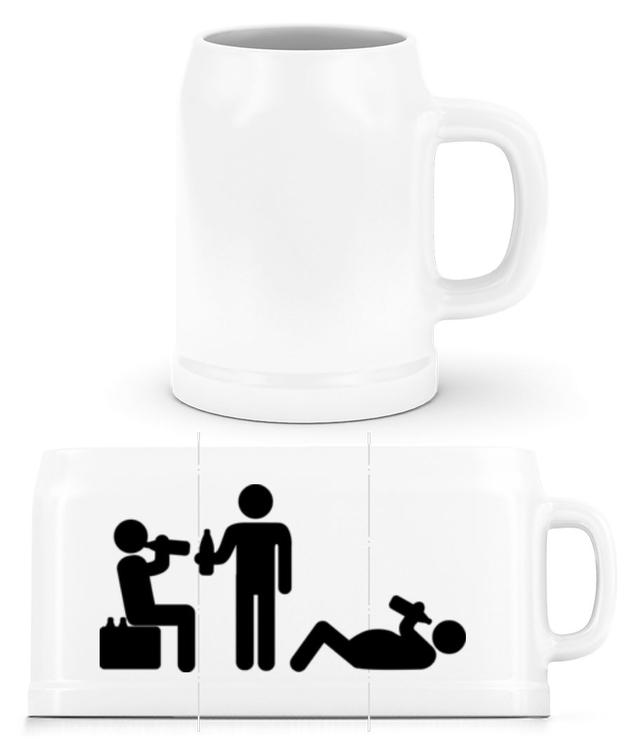 Les Amis Boivent De La Bière · Chope de bière
