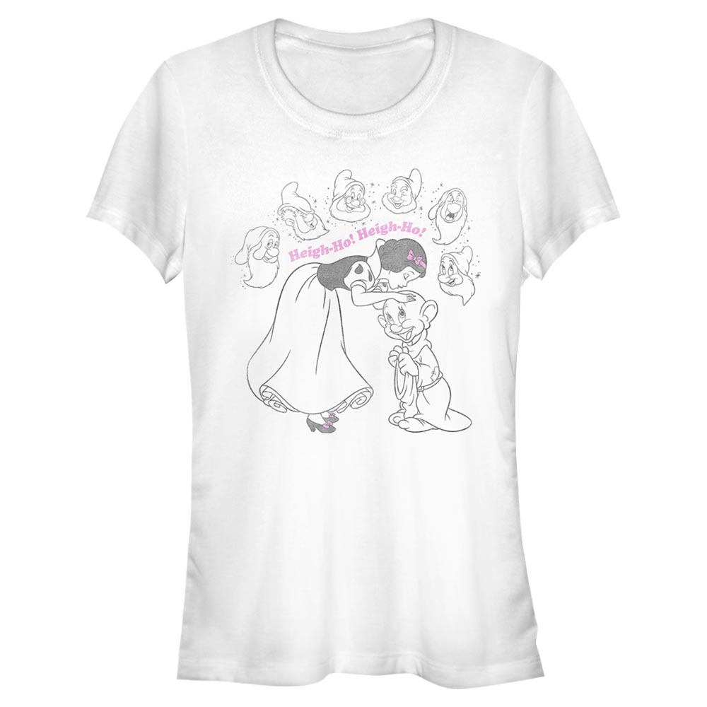 Disney - Blanche-Neige et les Sept Nains - Photo de groupe Heigh-Ho - Femme T-shirt