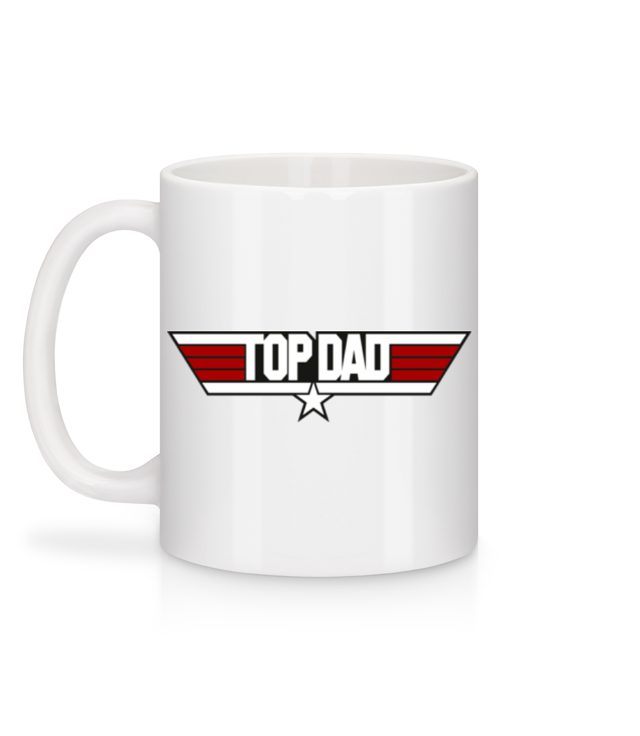 Aperçu: Top Dad - Mug en céramique blanc - Blanc - Derrière