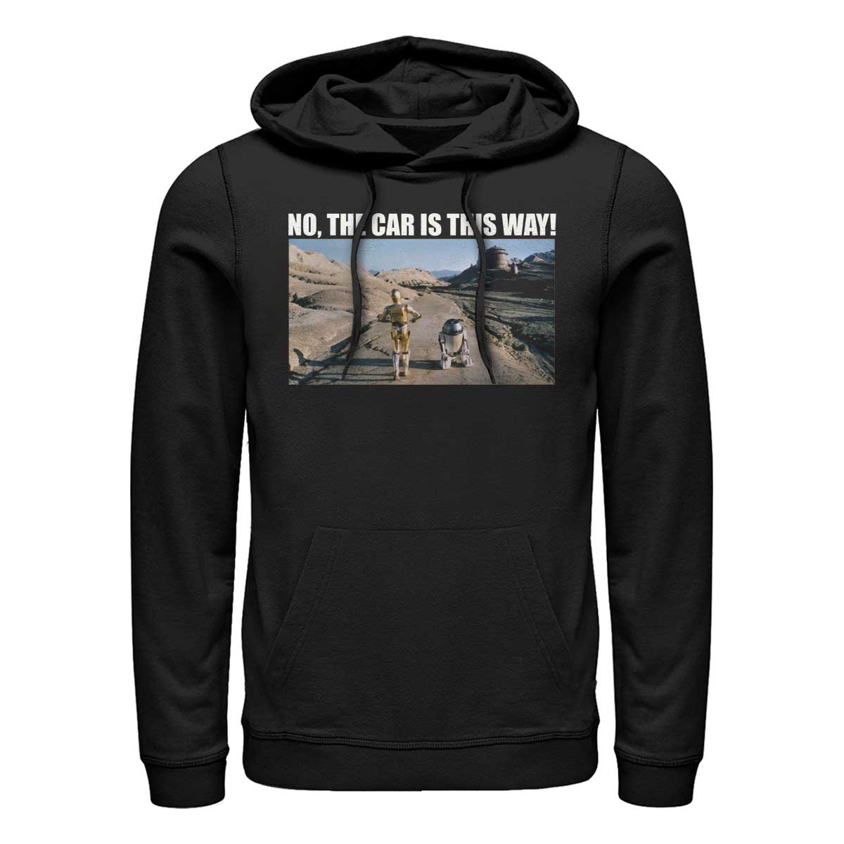 Star Wars - R2-D2 & C-3PO Where's The Car - Unisex Sweat à capuche
