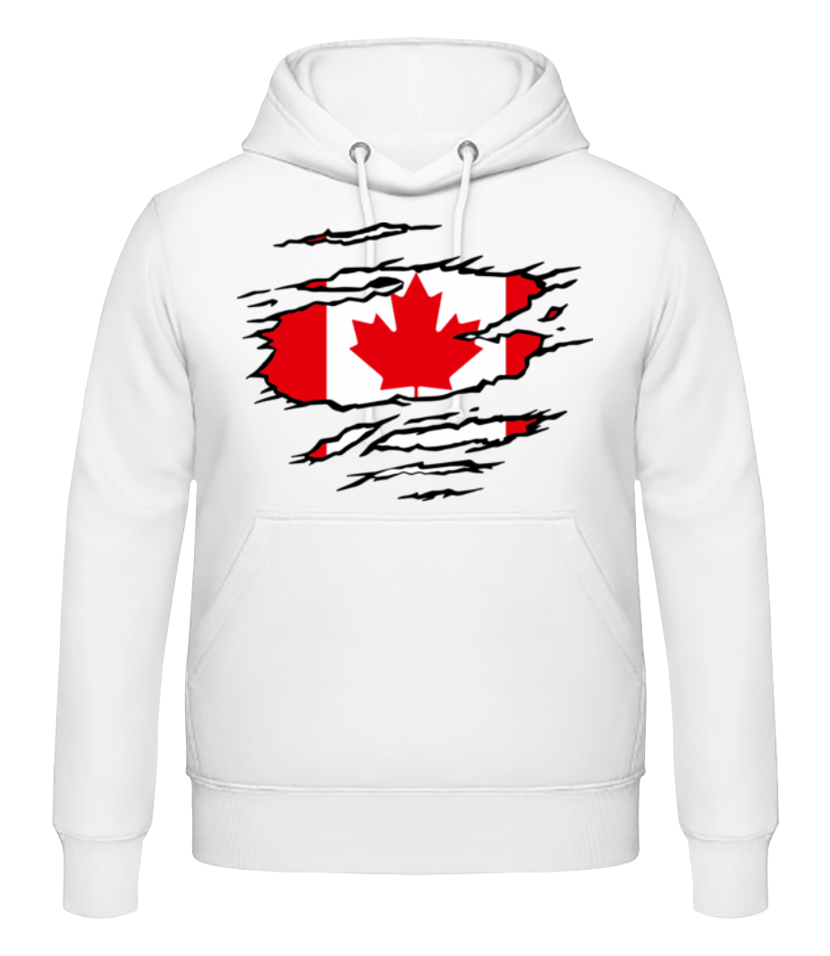 Drapeau mûré Canada · Sweat à capuche Homme