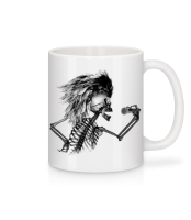 Singing Skeleton - Mug - White - Front Singing Skeleton - Mug - White - Front