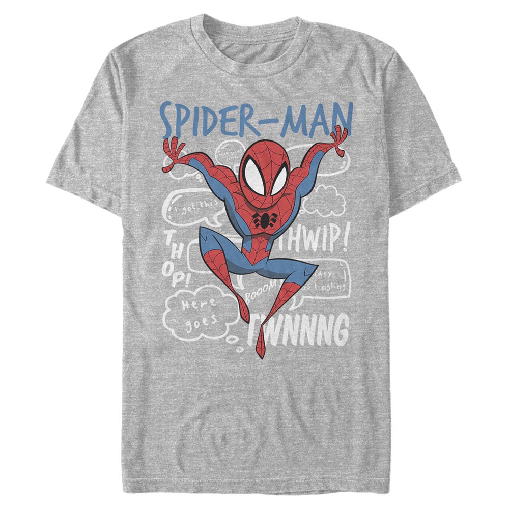 Marvel - Spider-Man - Spider-Man Spidey Doodle Thoughts - Homme T-shirt